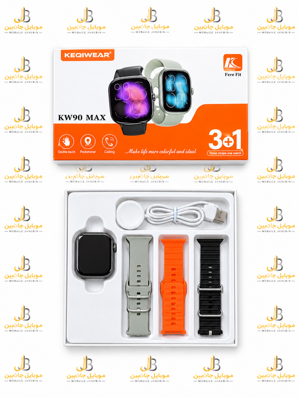 ساعت هوشمند KW90 MAX - نمای پشت