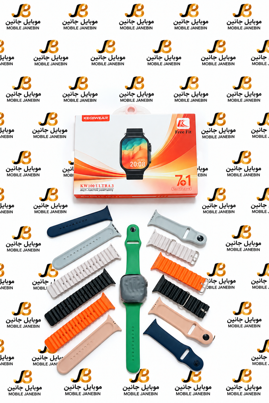 ساعت هوشمند مدل KW100 ULTRA3